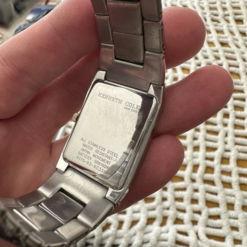 Kenneth Cole‎ Ladies KC51050001 Crystal Accented SS Watch Needs New Battery